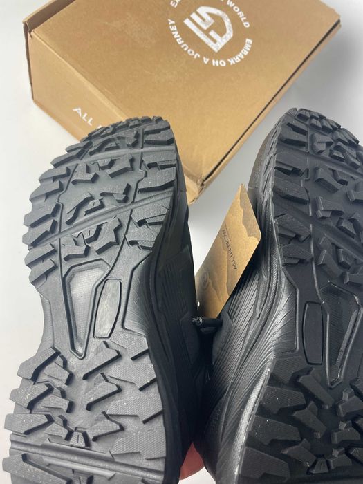 Buty trekkingowe ALL IN NOW – total black | outdoor vibe | r. 40 [977]