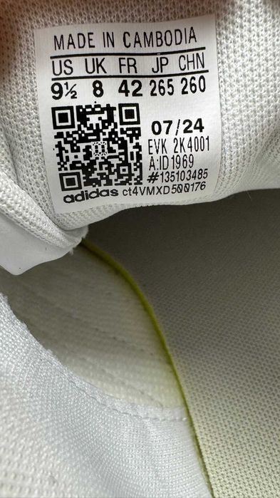 adidas Court Platform buty damskie sportowe białe EU 42 /wkładka 27 cm