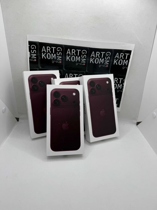 NAJTANIEJ od ARTKOM NOWY iPhone 18 Pro Max 256GB Burgund 6900zł Mega OKazja!