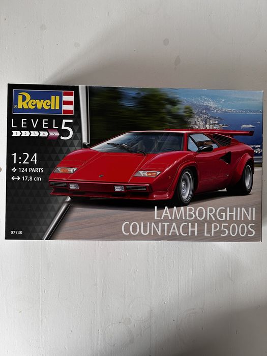 Samochód Lamborghini Countach LP500S model do sklejenia Revell 07730