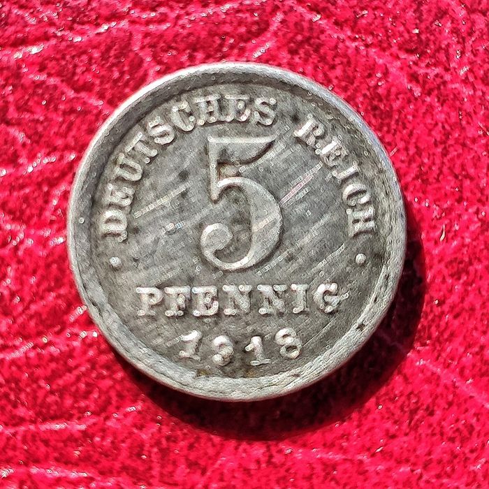 5 Pfenning z 1918 roku - Niemcy