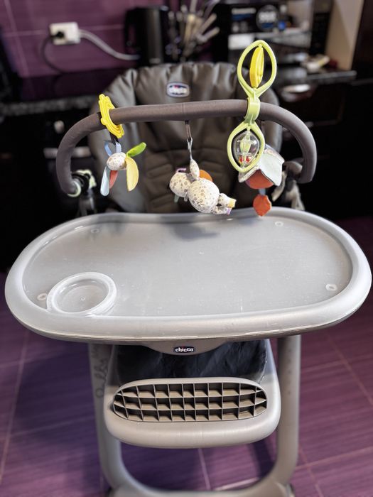 Стільчик для годування Chicco Polly Magic Relax New Графітовий