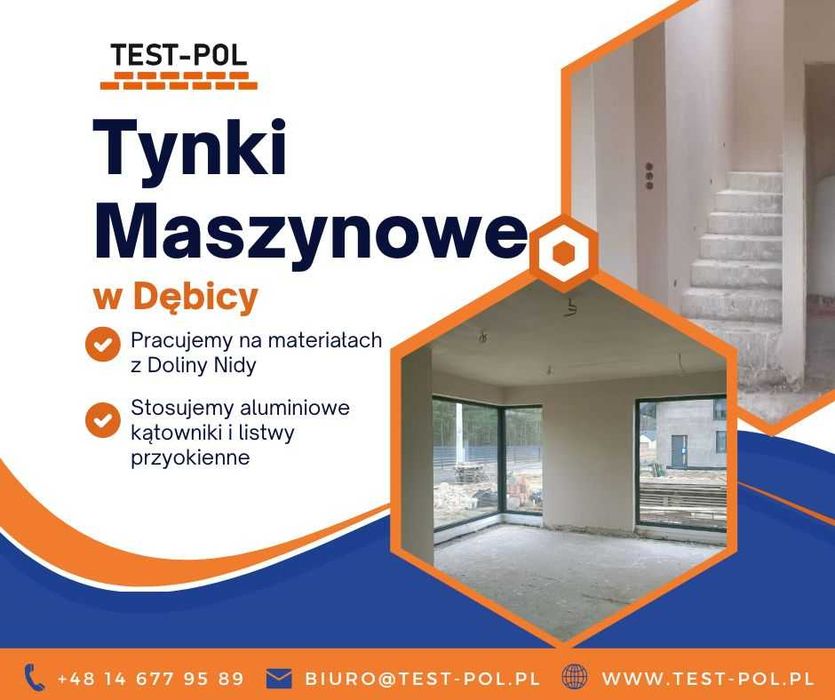 Tynki Maszynowe Gipsowe i Wapienno-Cementowe | Dolina Nidy, Profix | Tynki, Tynkowanie