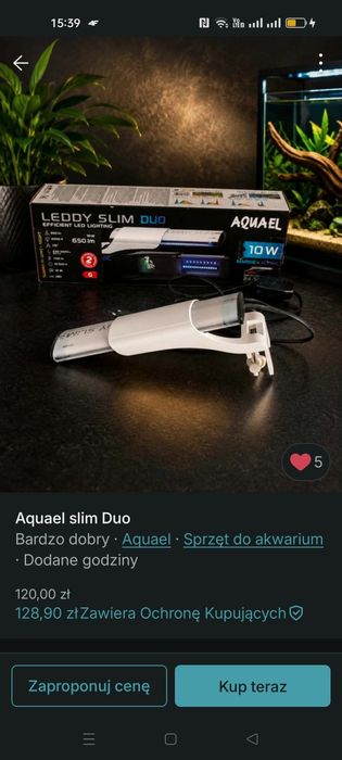Lampa Aquael  10W