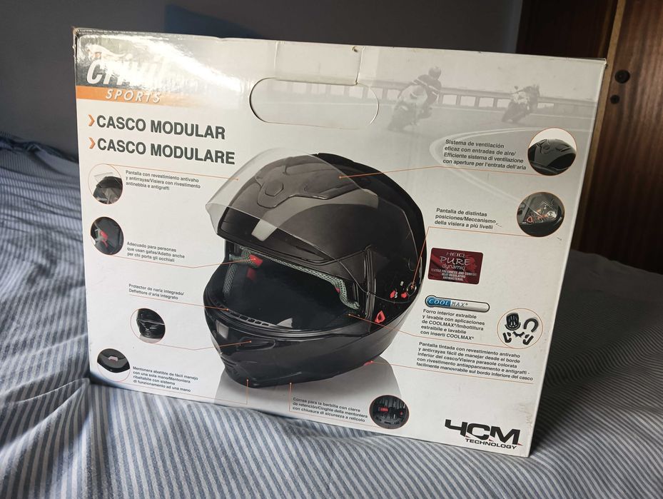 Capacete moto Crivit M