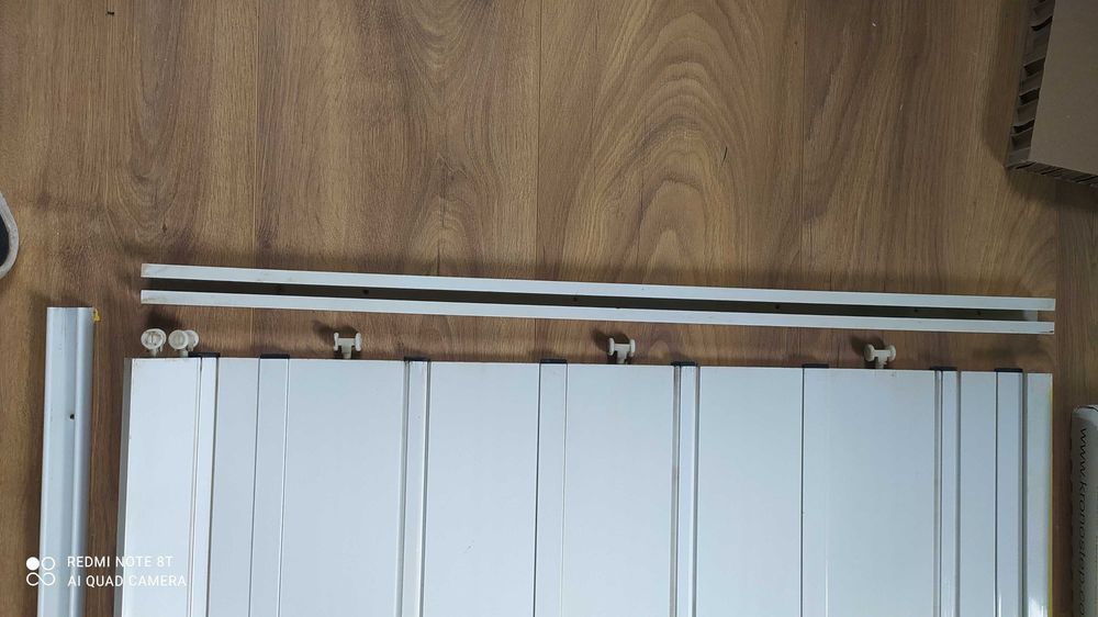 Drzwi harmonijkowe białe