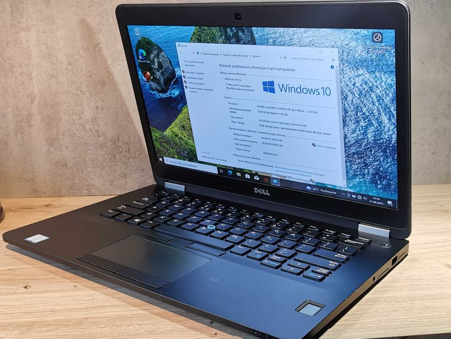 Dell Latitude E7470 Intel i5-6300u\14" FHD\8GB\256GB SSD\W10 Pro #09