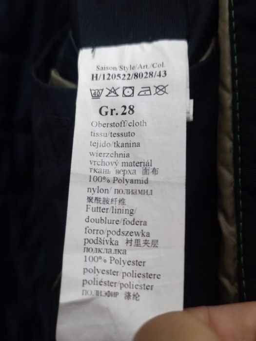 Kurtka męska elegancka niebieska granatowa Calamar classic XL czerwona