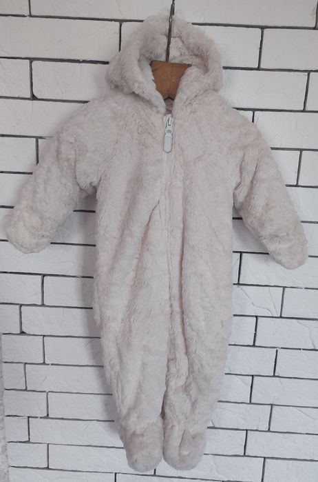 Теплий плюшевий комбінезон