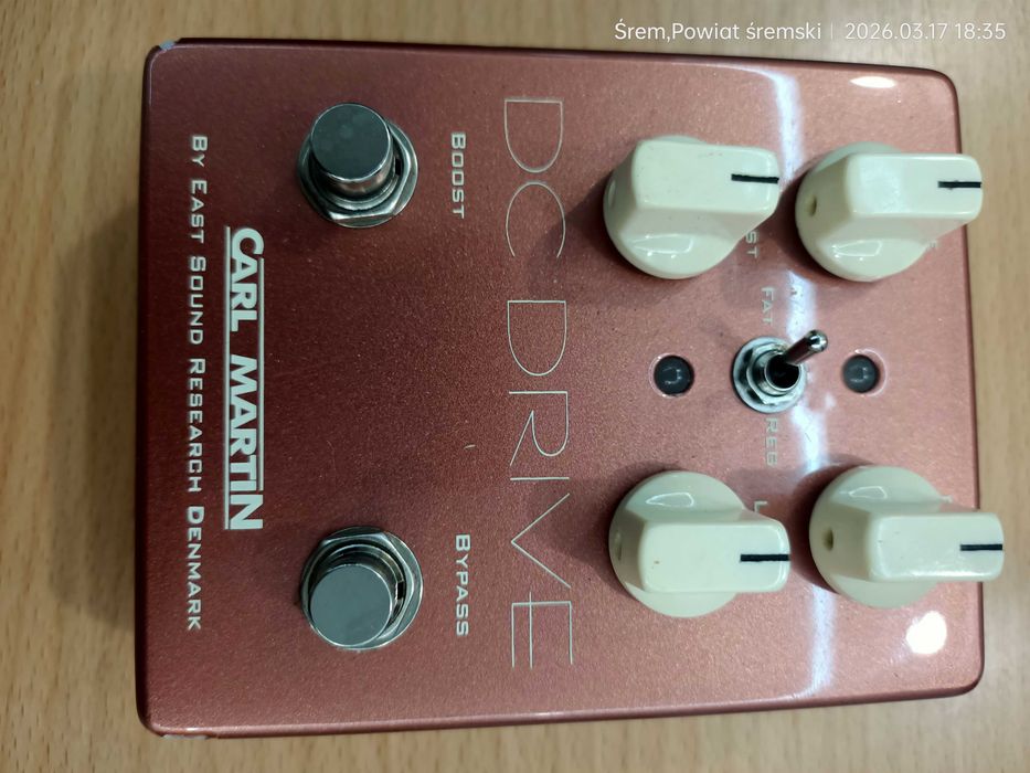 Overdrive + boost Carl Martin