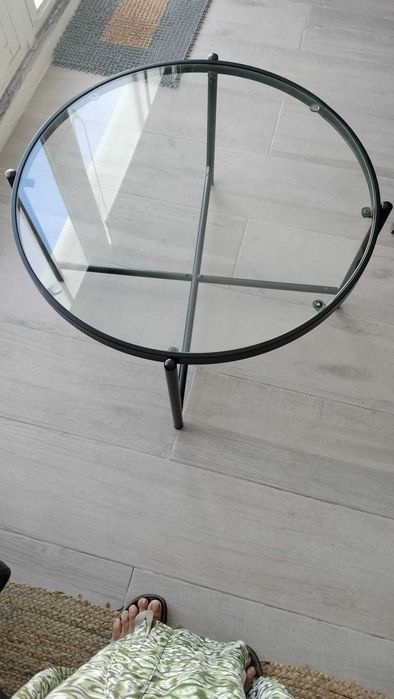 Mesa de Vidro praticamente como nova