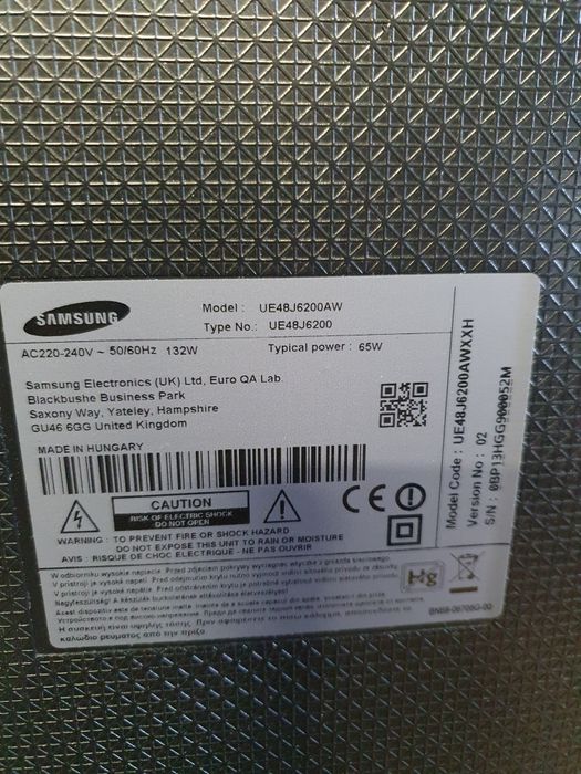 Płyta zasilająca t-con telewizor Samsung
