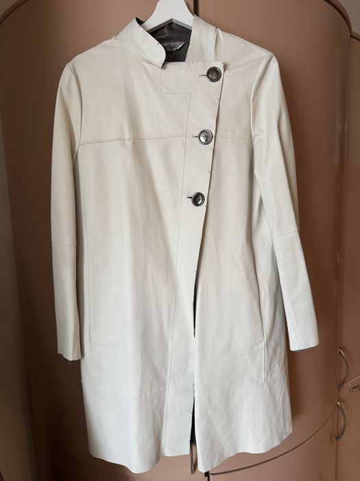 Max mara пальто шкіра