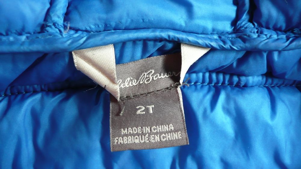 nowa kurtka puchowa EDDIE BAUER 2T 2 latka