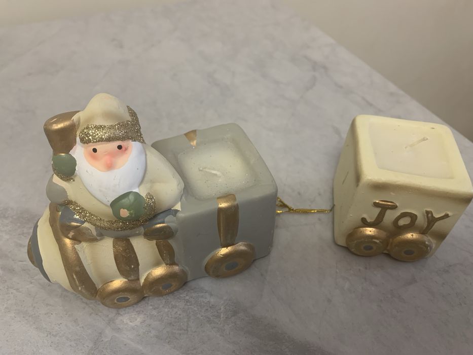 Новогодний декор свечи