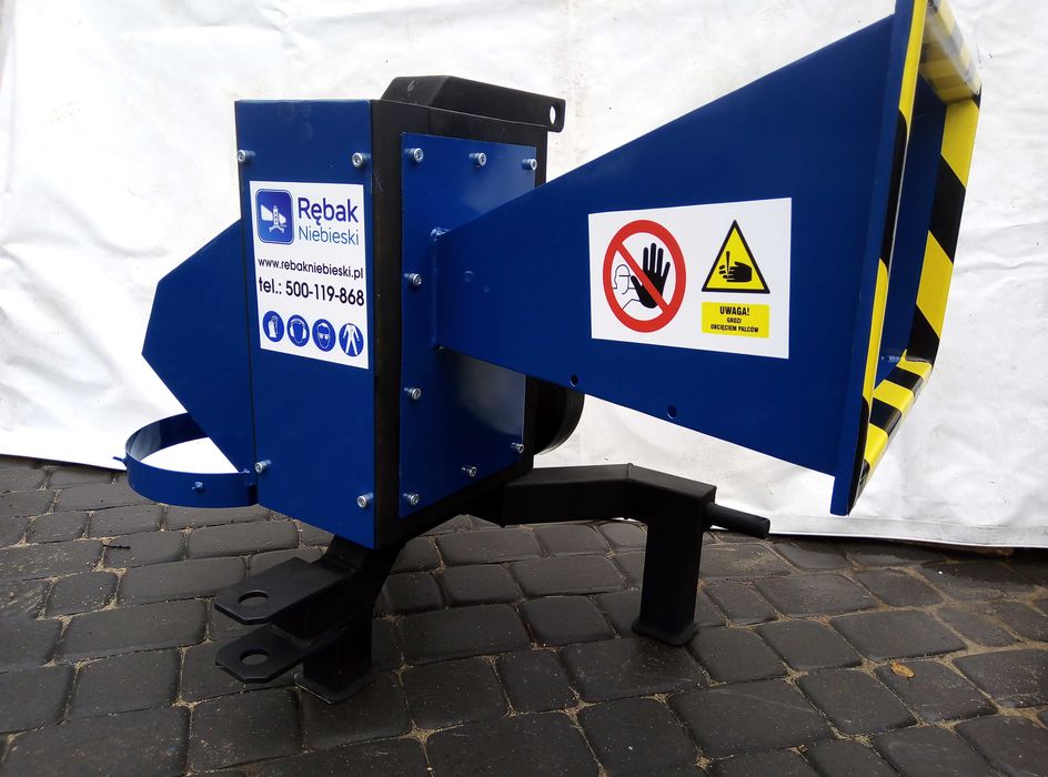 Rozdrabniacz W100- do 9cm średnicy walcowy niebieski