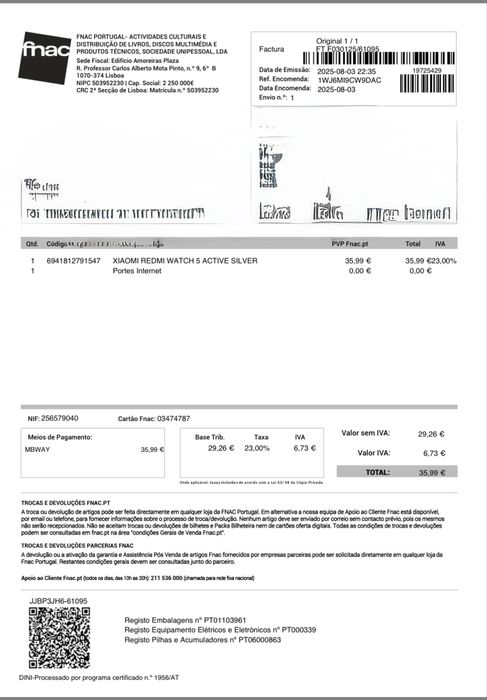 Xiomi redmi Watch 5 Active