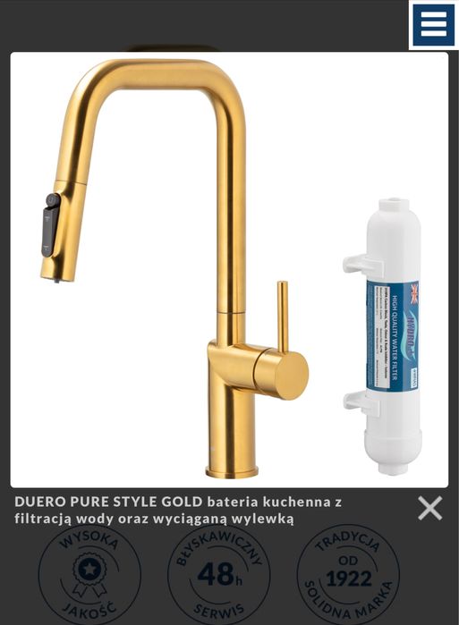 Bateria Kuchenna KFA z filtrem