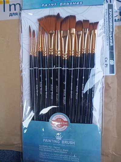 Кисти, кисточки, набор для косметики и рисования