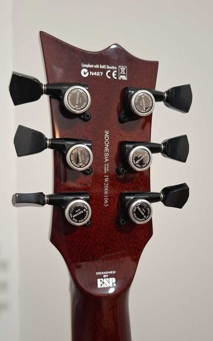 Guitarra ESP LTD EC 1000 Deluxe Amber Sunburst - Gibson Gotoh