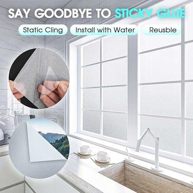 Matowa Folia Okienna anty-UV 60x300 cm