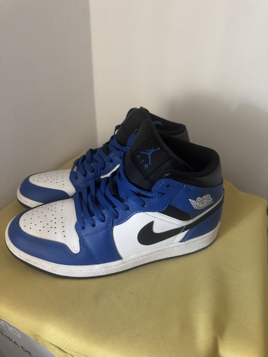 Air Jordan 1 MID Game Royal Azul Preto e Branco