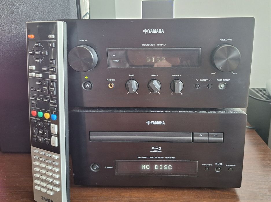 Yamaha MCR-940 Blue-ray, kino domowe R-840 Pianocraft