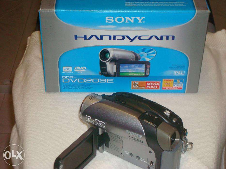 Câmara Filmar Sony DVD + Acessórios