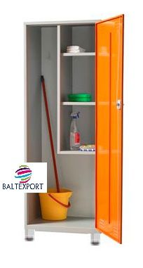 Armário para Produtos de Limpeza Metálico Cinza Novo
