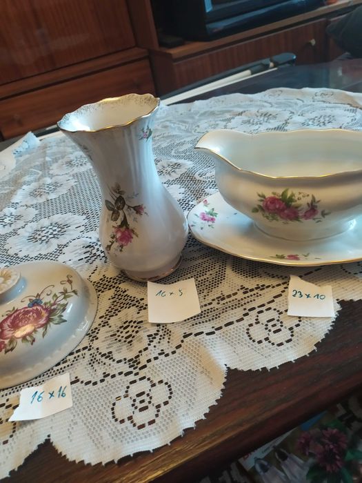 Komplet sosierka wazoniki.maselniczka