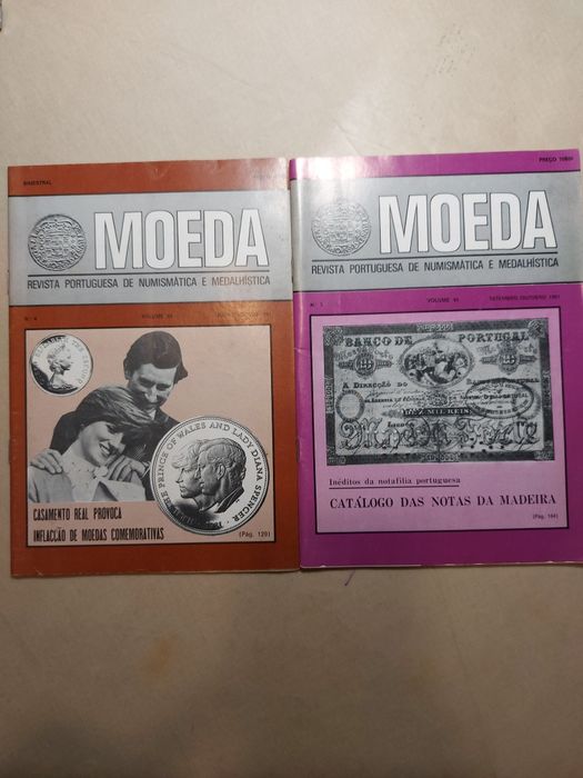 7 Revistas Antigas "Moeda" - Numismática (79-82)