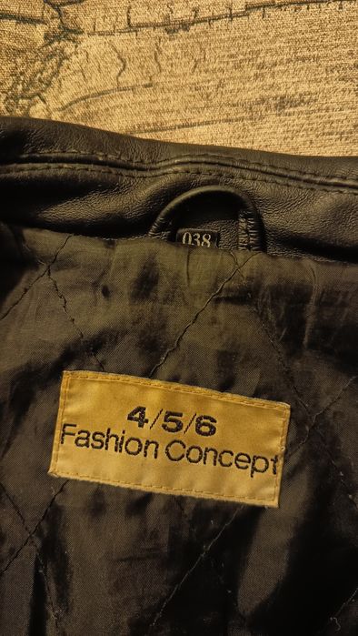 Kurtka damska skórzana biker pilotka