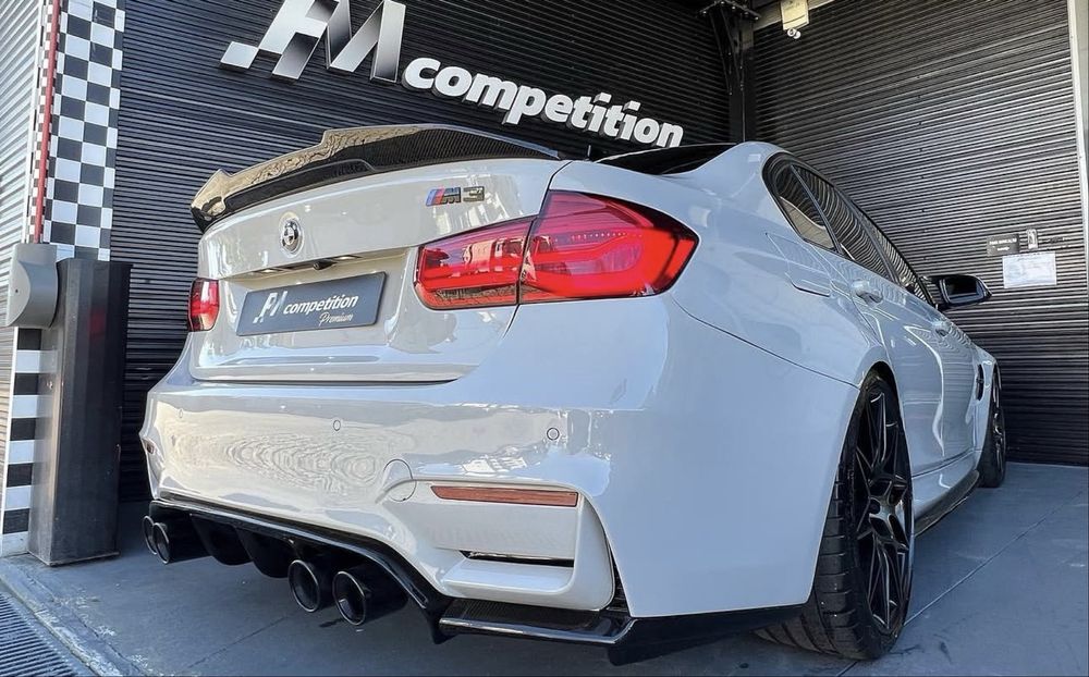 Conjunto Difusor + Cantos Fibra Carbono BMW M4 F82 F83 / BMW M3 F80