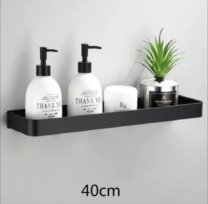 Полички для туалету   2шт  матові чорного кольору