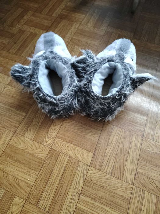Капці чоловічі unisex вовки тапочкі 42-43 великий розмір
