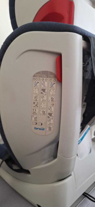 Cadeira auto Brevi Tazio TT Isofix grupo 1/2/3