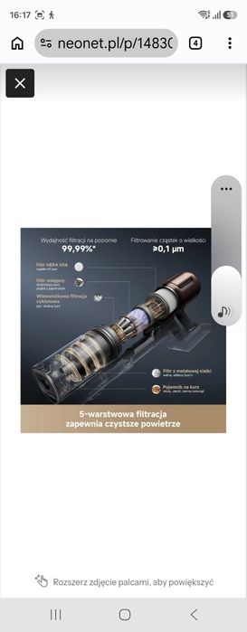 Odkurzacz Pionowy Dreame v30 Essential Nowy