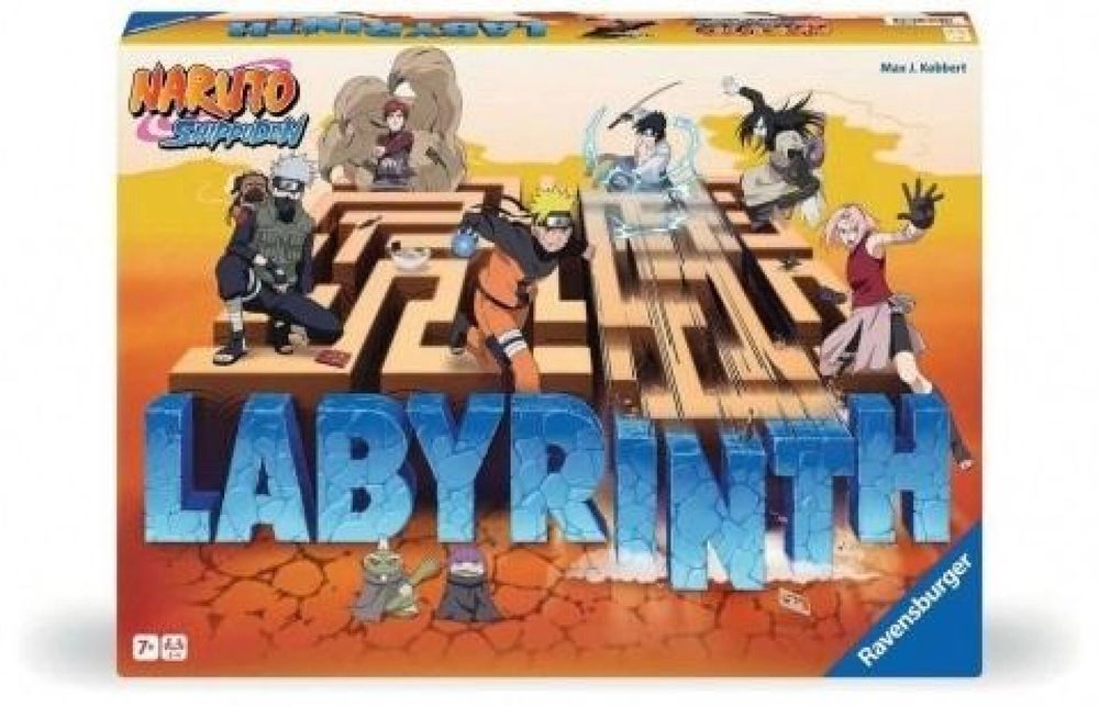 Labyrinth Naruto Ravensburger pudełko,373x273 mm