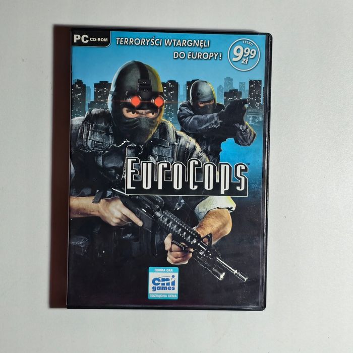 gra pc - eurocops euro cops pl/eng pc - polskie wydanie - retro