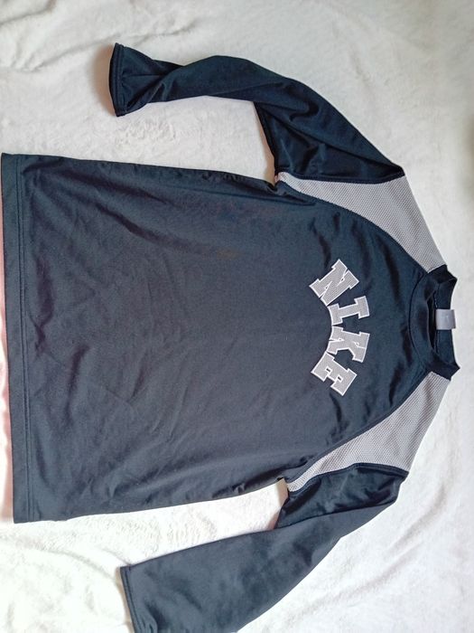 #Nike T-shirt czarny szary długi rękaw XL