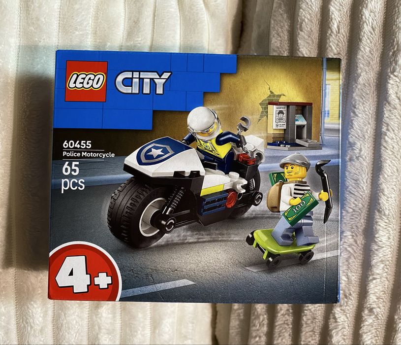 LEGO® 60455 City - Pościg na motocyklu policyjnym