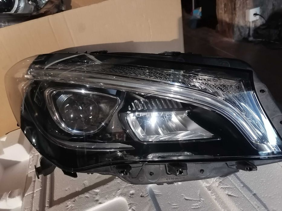 Farol Mercedes Cla w117 ótica óptica Led high performance