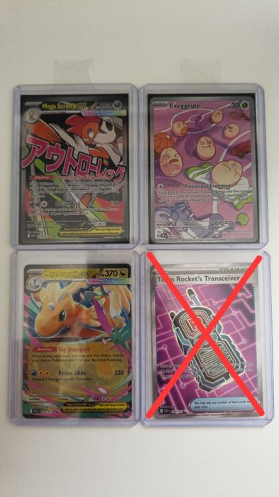 Conjunto de  cartas pokémon