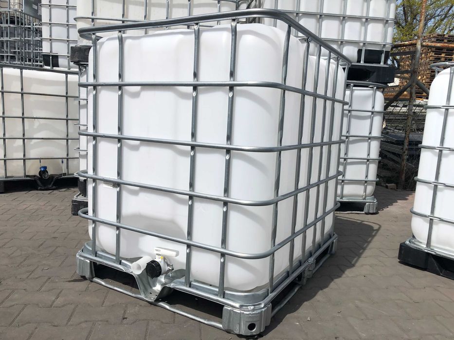 ZBIORNIK regenerowany 1000 l Mauzer, IBC PO SPOŻYWCE - olej kokosowy