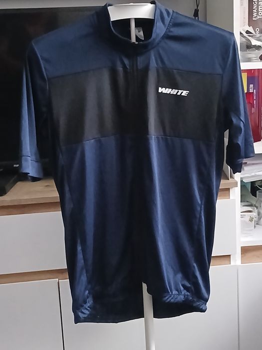Koszulka rowerowa White rozmiar L