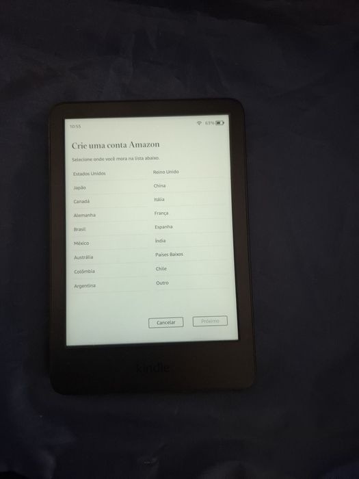 leitor de e-books Amazon Kindle básico de 11.ª geraçã