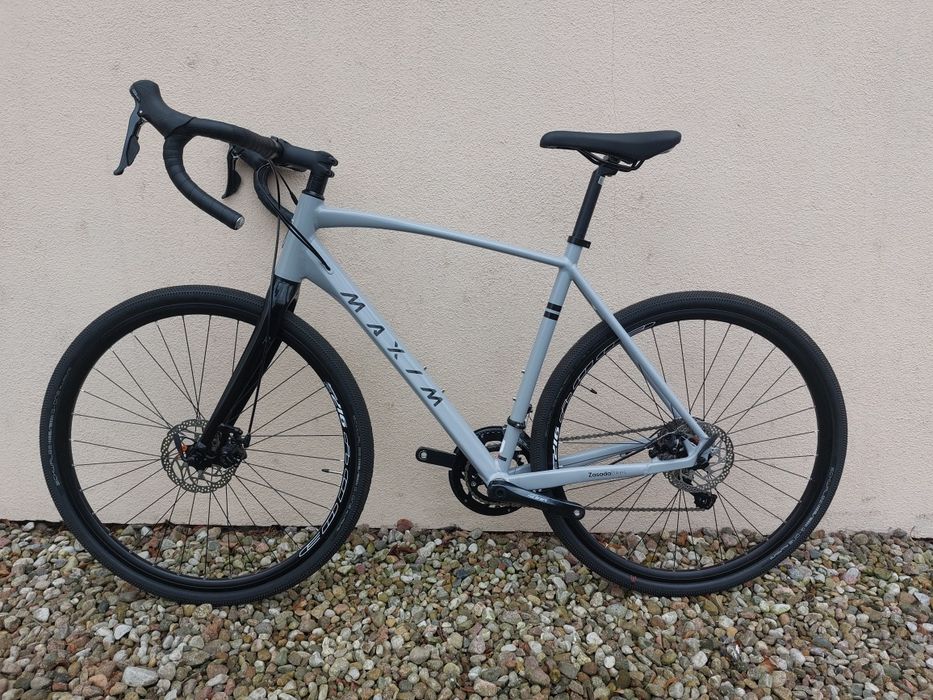 - 25% MEGA PROMOCJA polski rower MAXIM Gravel Sora  56 cm L