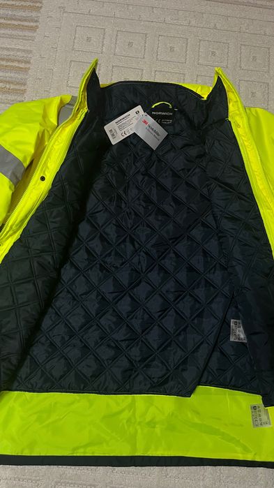 Куртка Sizam Norwich 5 в 1 зі світловідбивними стрічками, розмір XL