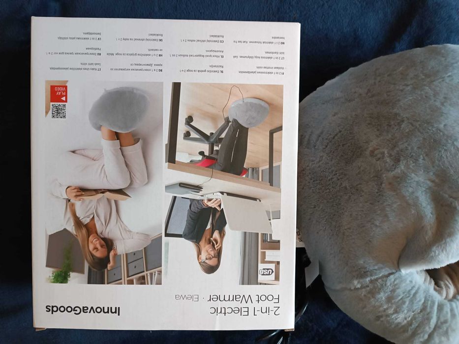 Aquecedor de Pés Elétrico 2 em 1 ELEWA