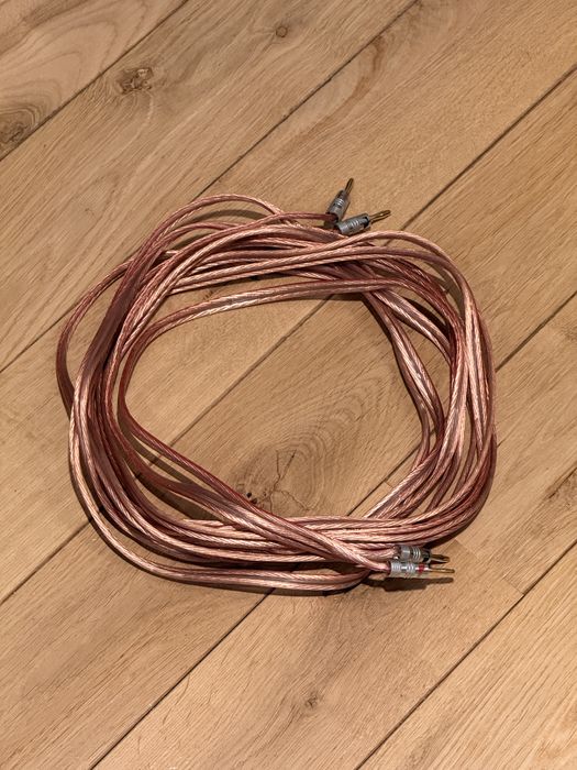 Kable  glośnikowe Vivanco 4mm // 2x 6,5 m // wtyki bananowe Nakamichi